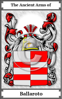Ballaroto Family Crest Download (JPG)  Book Plated - 150 DPI