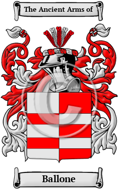 Ballone Family Crest Download (JPG) Heritage Series - 600 DPI