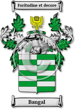 Bangal Family Crest Download (jpg) Legacy Series - 150 DPI