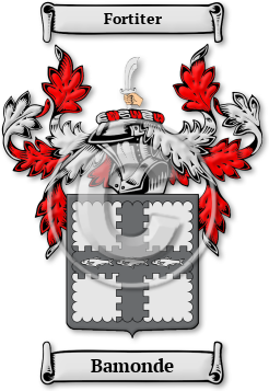 Bamonde Family Crest Download (jpg) Legacy Series - 150 DPI