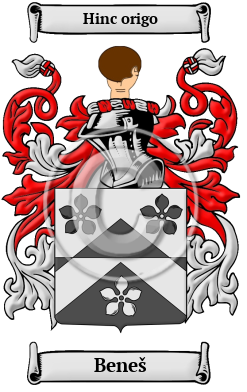 Beneš Family Crest Download (JPG) Heritage Series - 300 DPI