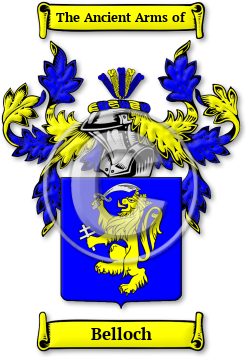Belloch Family Crest Download (JPG) Legacy Series - 600 DPI