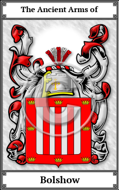 Bolshow Family Crest Download (JPG)  Book Plated - 150 DPI