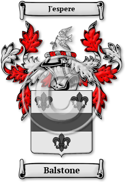 Balstone Family Crest Download (jpg) Legacy Series - 150 DPI