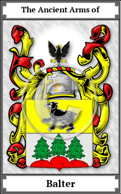 Balter Family Crest Download (JPG)  Book Plated - 150 DPI