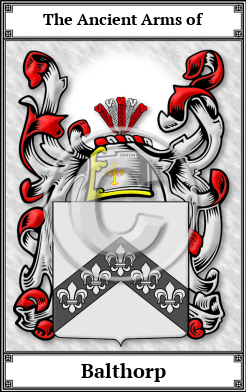 Balthorp Family Crest Download (JPG)  Book Plated - 150 DPI