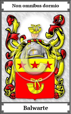 Balwarte Family Crest Download (JPG)  Book Plated - 150 DPI