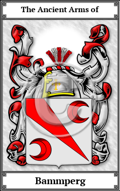 Bammperg Family Crest Download (JPG)  Book Plated - 150 DPI