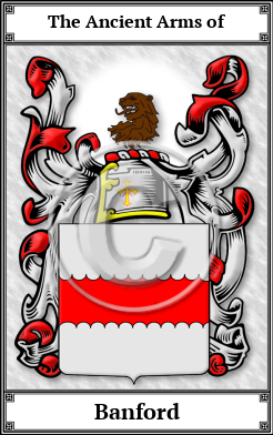 Banford Family Crest Download (JPG) Book Plated - 600 DPI