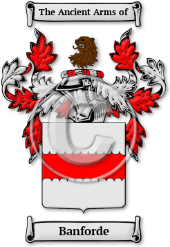 Banforde Family Crest Download (jpg) Legacy Series - 150 DPI