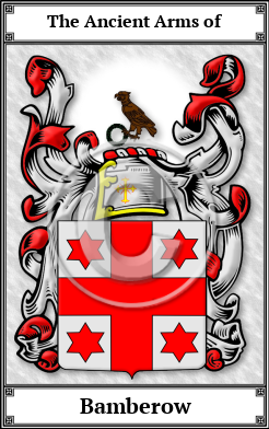Bamberow Family Crest Download (JPG)  Book Plated - 150 DPI