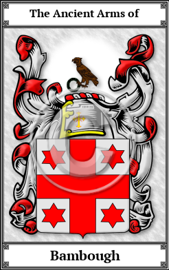 Bambough Family Crest Download (JPG)  Book Plated - 150 DPI