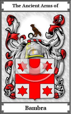 Bambra Family Crest Download (JPG)  Book Plated - 150 DPI