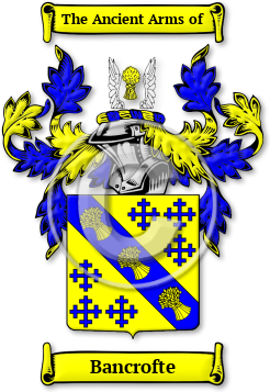 Bancrofte Family Crest Download (jpg) Legacy Series - 150 DPI