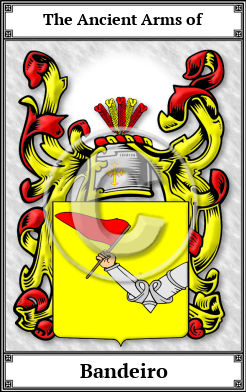 Bandeiro Family Crest Download (JPG)  Book Plated - 150 DPI