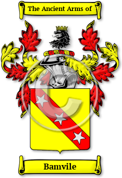 Bamvile Family Crest Download (jpg) Legacy Series - 150 DPI