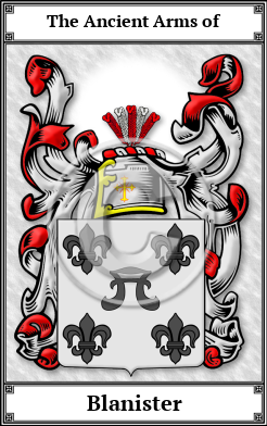 Blanister Family Crest Download (JPG)  Book Plated - 150 DPI