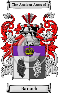 Banach Family Crest Download (JPG) Heritage Series - 600 DPI