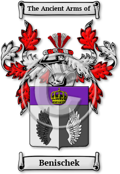 Benischek Family Crest Download (jpg) Legacy Series - 150 DPI