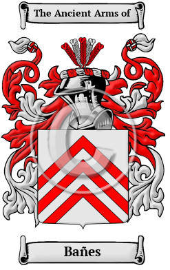 Bañes Family Crest Download (JPG) Heritage Series - 600 DPI