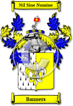 Banners Family Crest Download (jpg) Legacy Series - 150 DPI