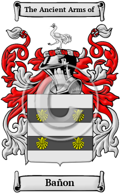 Bañon Family Crest Download (JPG) Heritage Series - 600 DPI