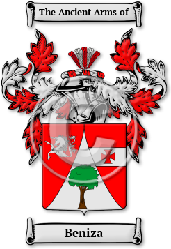 Beniza Family Crest Download (jpg) Legacy Series - 150 DPI