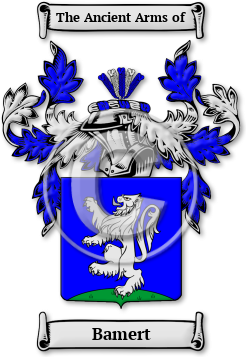 Bamert Family Crest Download (jpg) Legacy Series - 150 DPI