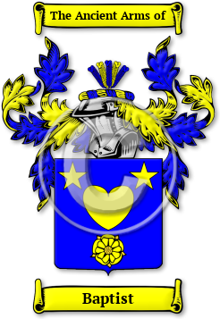 Baptist Family Crest Download (jpg) Legacy Series - 150 DPI