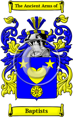 Baptists Family Crest Download (JPG) Heritage Series - 600 DPI