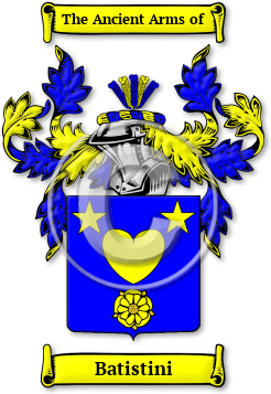 Batistini Family Crest Download (JPG) Legacy Series - 600 DPI