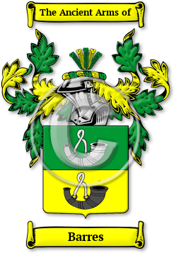 Barres Family Crest Download (JPG) Legacy Series - 600 DPI