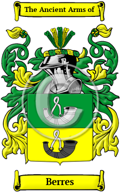 Berres Family Crest Download (jpg) Heritage Series - 150 DPI