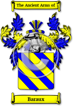 Baraux Family Crest Download (jpg) Legacy Series - 150 DPI