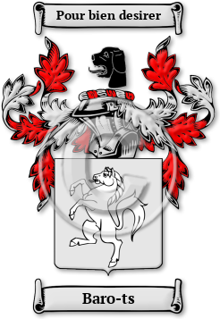 Baro-ts Family Crest Download (jpg) Legacy Series - 150 DPI