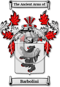 Barbolini Family Crest Download (jpg) Legacy Series - 150 DPI