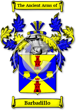 Barbadillo Family Crest Download (JPG) Legacy Series - 600 DPI