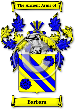 Barbara Family Crest Download (jpg) Legacy Series - 150 DPI