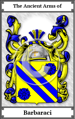 Barbaraci Family Crest Download (JPG)  Book Plated - 150 DPI