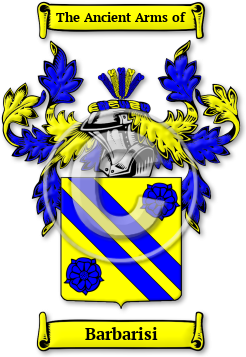 Barbarisi Family Crest Download (jpg) Legacy Series - 150 DPI