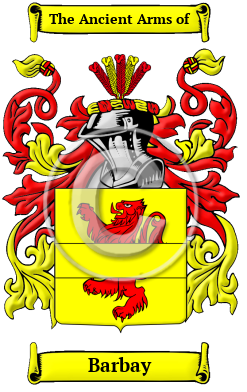 Barbay Family Crest Download (JPG) Heritage Series - 600 DPI