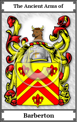 Barberton Family Crest Download (JPG)  Book Plated - 150 DPI