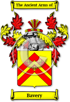 Bavery Family Crest Download (jpg) Legacy Series - 150 DPI