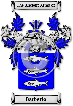 Barberio Family Crest Download (jpg) Legacy Series - 150 DPI