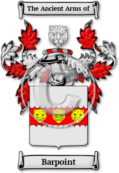 Barpoint Family Crest Download (jpg) Legacy Series - 150 DPI