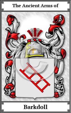 Barkdoll Family Crest Download (JPG) Book Plated - 600 DPI