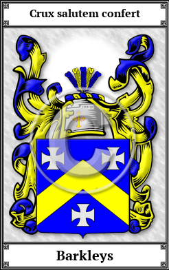 Barkleys Family Crest Download (JPG) Book Plated - 600 DPI