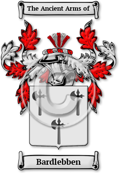 Bardlebben Family Crest Download (jpg) Legacy Series - 150 DPI