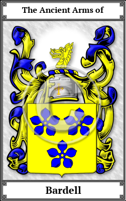 Bardell Family Crest Download (JPG)  Book Plated - 150 DPI