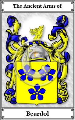 Beardol Family Crest Download (JPG)  Book Plated - 150 DPI